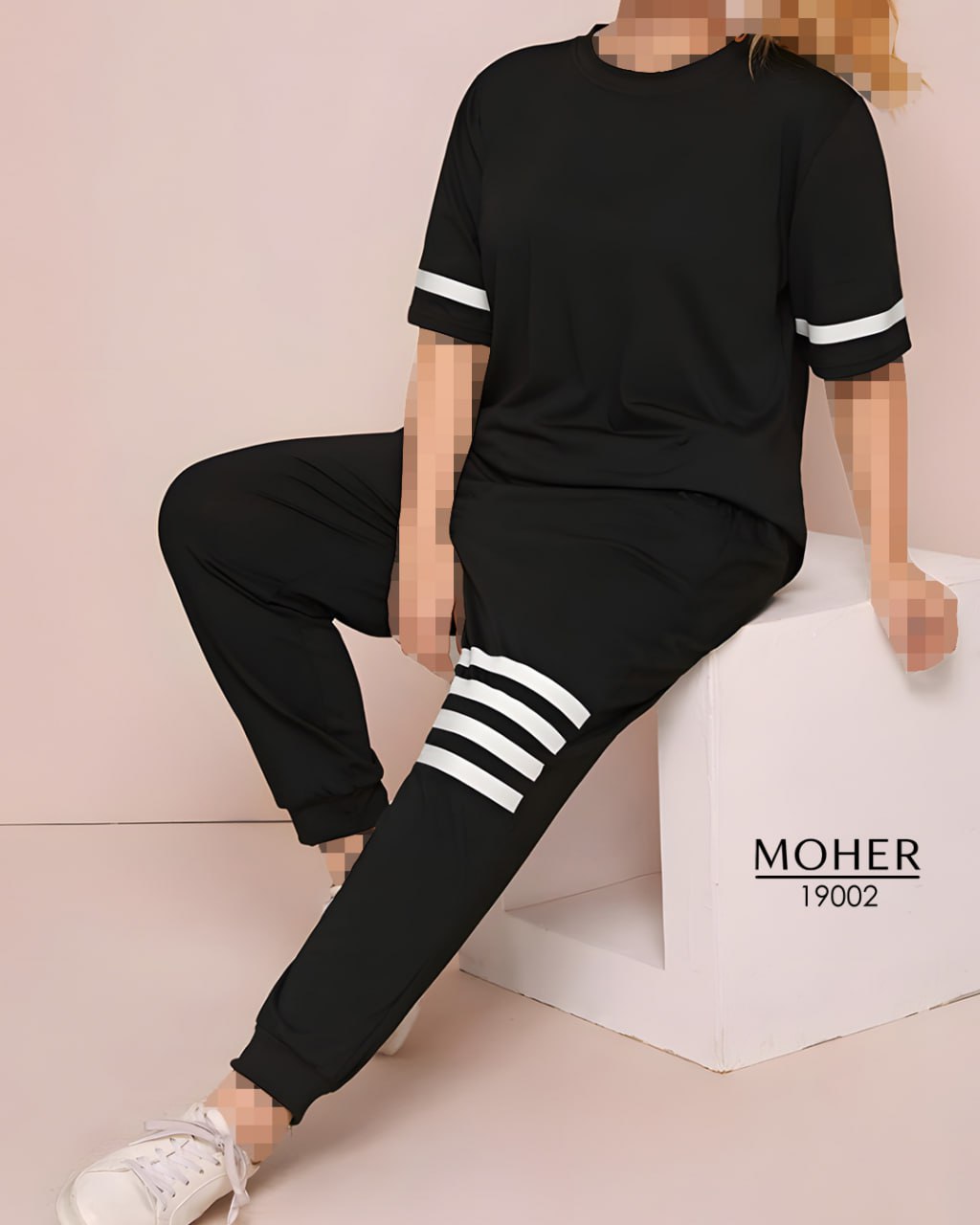 ست زنانه اسپرت نخ پنبه کشی