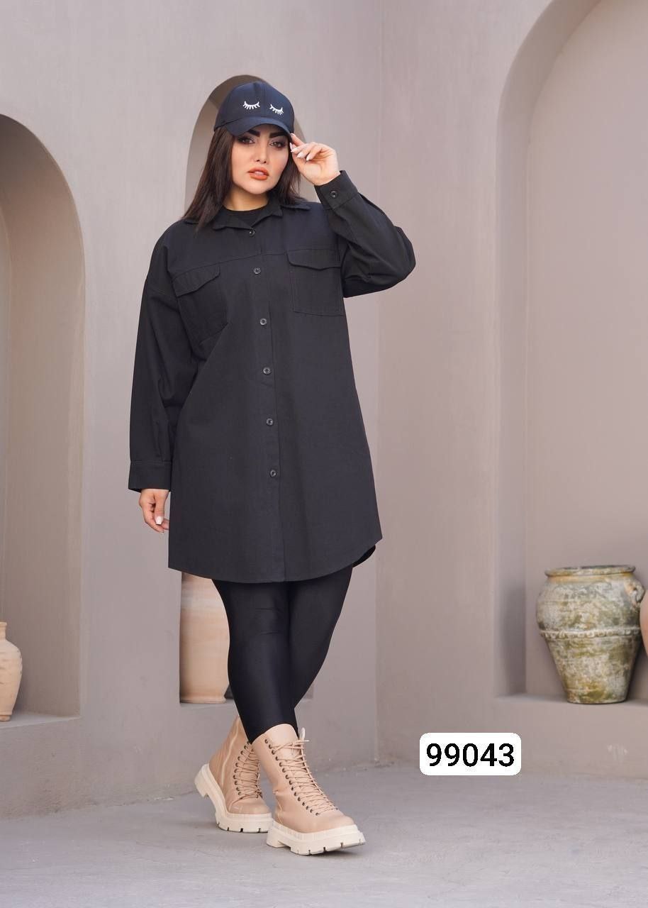 مانتو زنانه کتان پاییزه سایزبزرگ