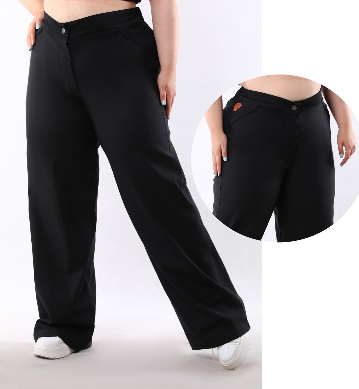 شلوار بگ زنانه کتان رنگارنگ سایزبزرگ