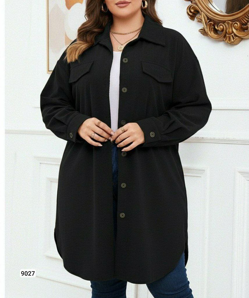 مانتوزنانه مخمل کبریتی سایزبزرگ پاییزه