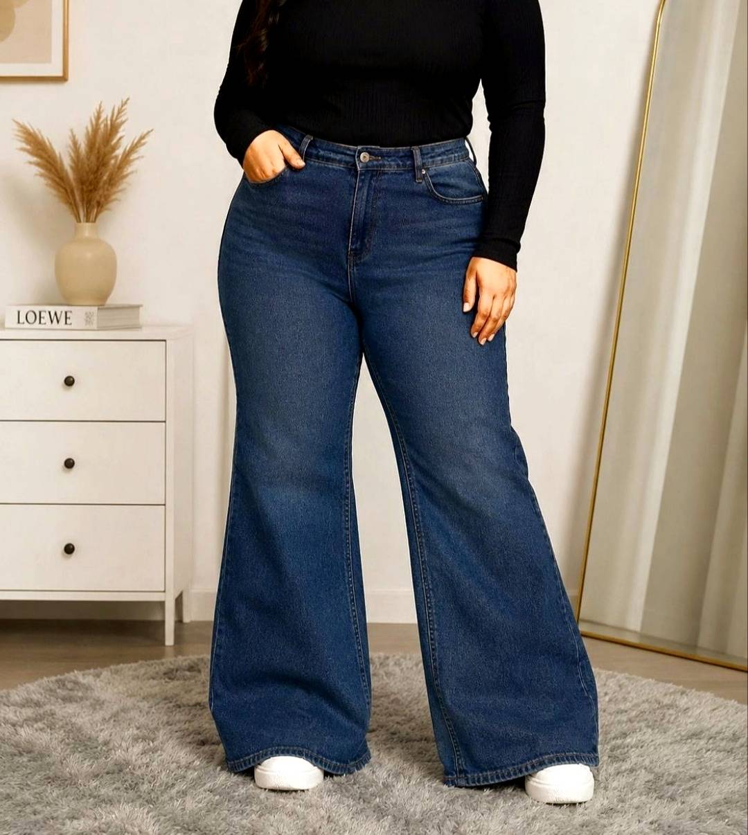 شلوار زنانه دمپافلر سایزبزرگ